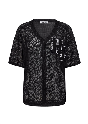 Court lace tee Sort HAUTE L'AMITIÈ